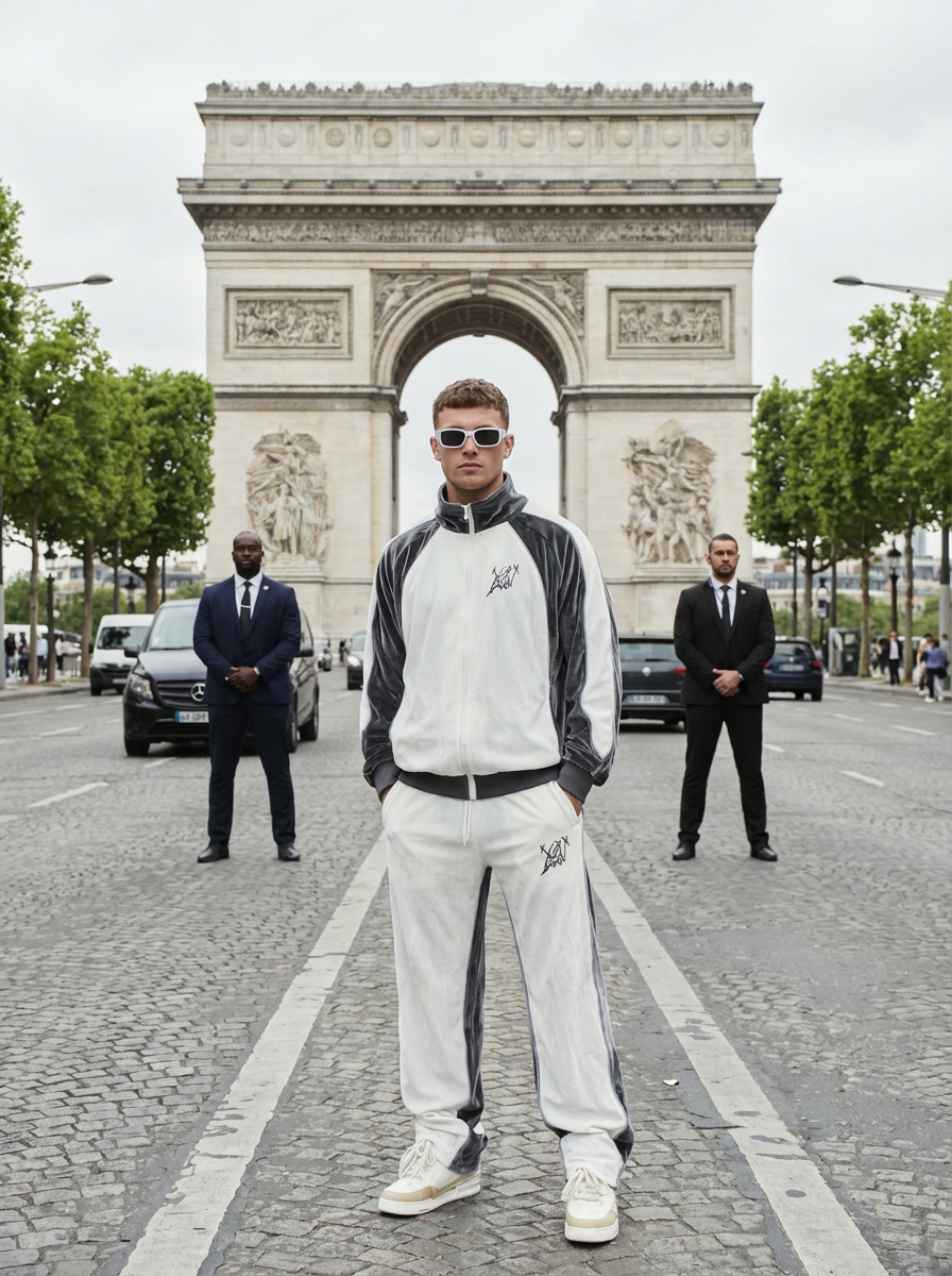 White Tracksuit | Quiet Authority