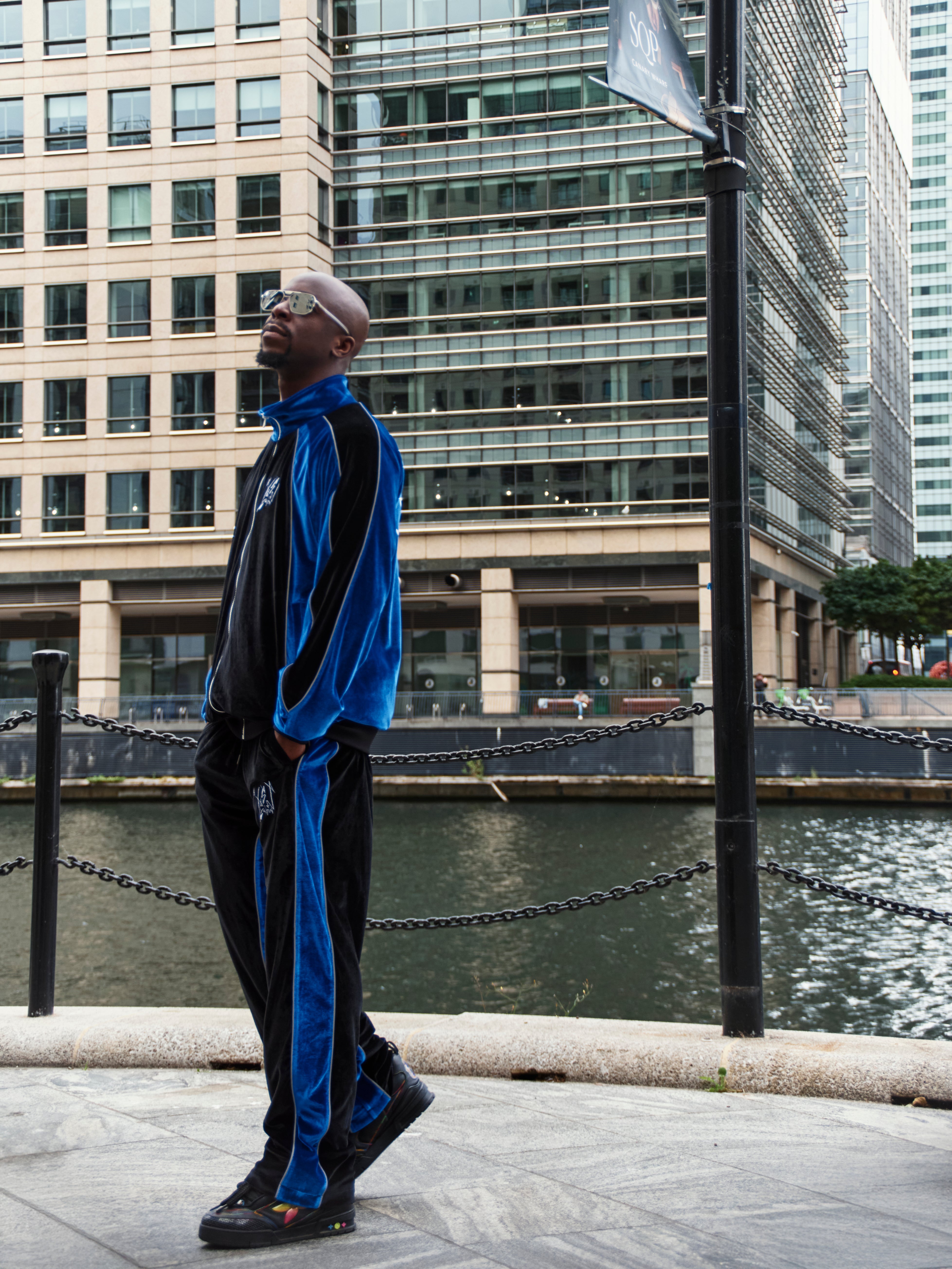 Royal Blue Tracksuit | Command THE ROOM