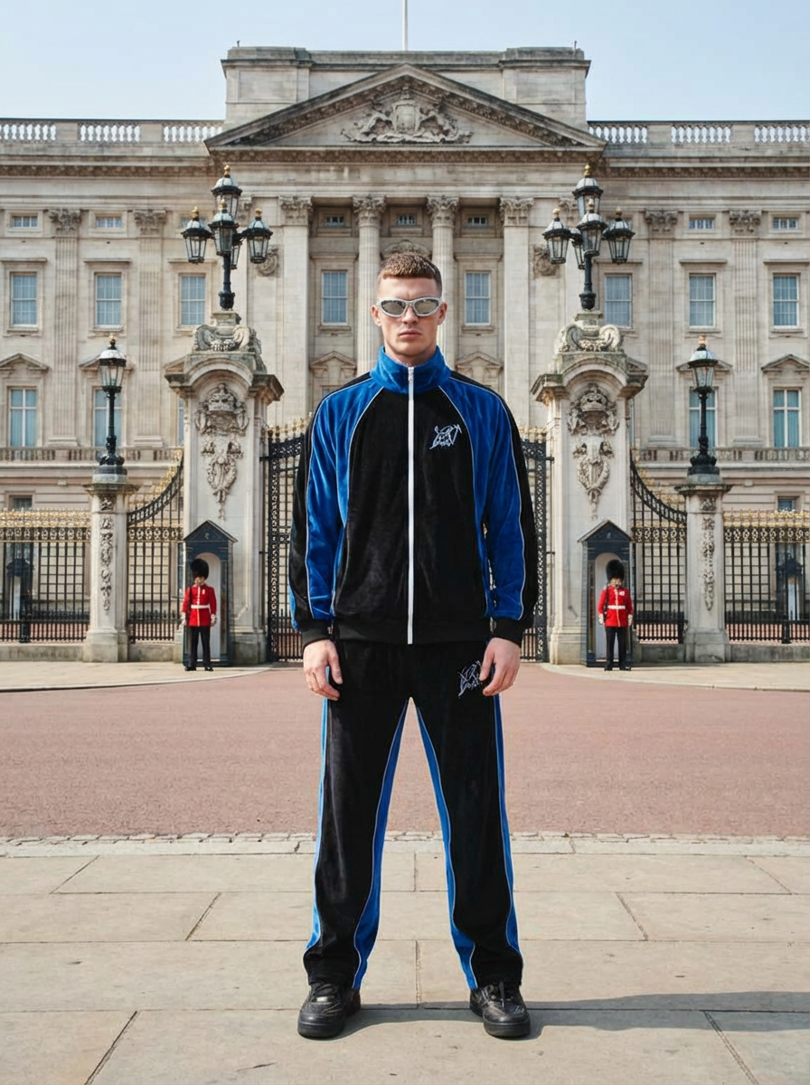 Royal Blue Tracksuit | Command THE ROOM