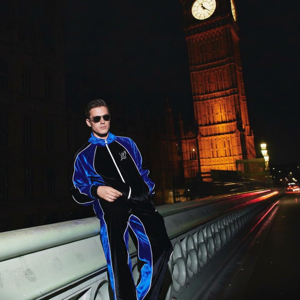 YSN London Tracksuit Set – Limited Royal Blue Edition